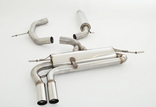 Friedrich Motorsport 76mm Anlage f�r Audi A3 8P Sportback Frontantrieb 2WD ab Bj. 2004  1.2l TFSI 77kW / 1.4l TFSI 92kW / 1.8l TFSI 118kW / 2.0l TDI 103/125kW / 2.0l TFSI 147kW