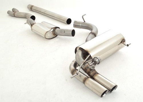 Friedrich Motorsport 76mm Anlage mit Klappensteuerung f�r Audi RS3 8P Sportback Quattro AWD Bj. 03/2011-10/2012  2.5l TFSI 250kW