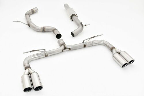 Friedrich Motorsport 76mm Duplex-Anlage f�r Audi A3  8V Limousine Frontantrieb sedan 2WD ab Bj. 2013  2.0l TDI 110/135kW