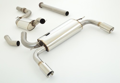 Friedrich Motorsport 76mm Duplex-Anlage f�r Ford Focus III Turnier DYB ab Bj. 05/2011  1.5l EcoBoost 110/134KW / 1.6l EcoBoost 110/134KW