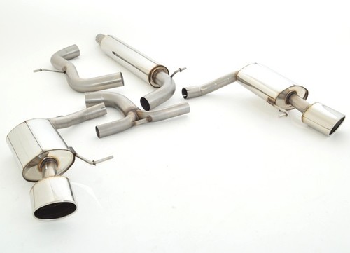 Friedrich Motorsport 76mm Duplex-Anlage f�r Seat Leon 5F ST Cupra Frontantrieb ab Bj. 2015  2.0l TSI 195/206kW