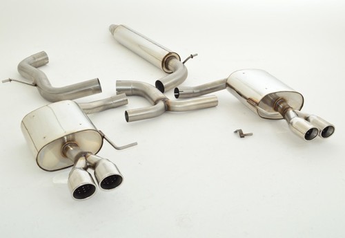 Friedrich Motorsport 76mm Duplex-Anlage f�r Skoda Octavia 5E Limousine & Combi Frontantrieb ab Bj. 2013  1.8l TSI 132kW