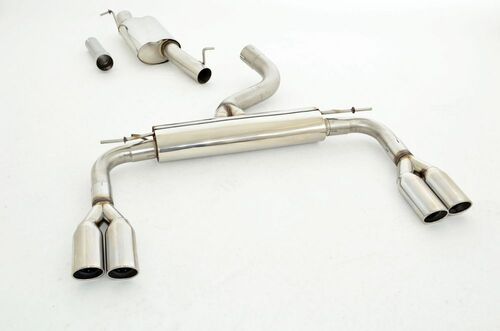 Friedrich Motorsport 76mm Duplex-Anlage f�r Audi A3 8V Cabrio Quattro AWD ab Bj. 01/2014  1.8l TFSI 132kW