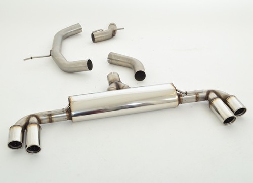 Friedrich Motorsport 76mm Duplex-Anlage f�r Audi TT 8J Frontantrieb Coupe & Roadster / 2WD Bj. 2006-03/2014  1.8l TFSI 118kW / 2.0l TFSI 147/155kW