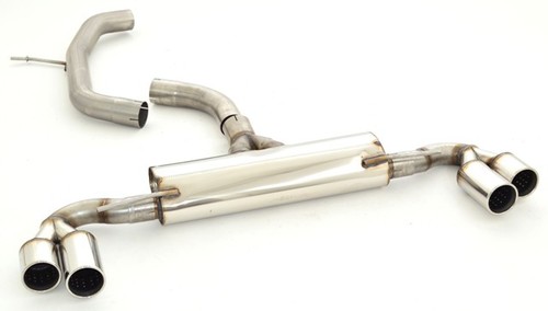 Friedrich Motorsport 76mm Duplex-Anlage f�r Audi TT 8J Frontantrieb Coupe & Roadster / 2WD Bj. 2006-03/2014  1.8l TFSI 118kW / 2.0l TFSI 147/155kW