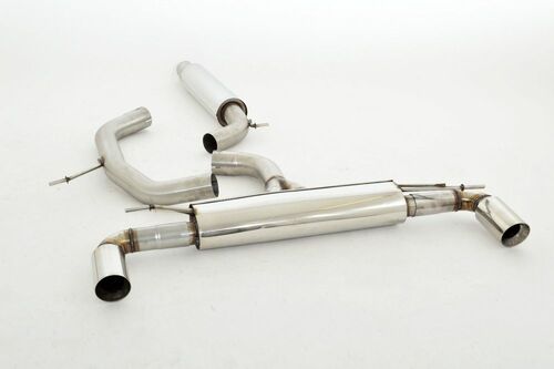 Friedrich Motorsport 76mm Duplex-Anlage f�r VW Beetle 5C & Cabrio incl. convertible Bj. 05/2013-11/2014  2.0l TSI 155kW