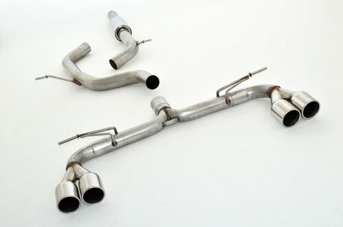 Friedrich Motorsport 76mm Duplex-Anlage f�r VW Golf VII GTD Frontantrieb ab Bj. 2013  2.0l TDI 135kW