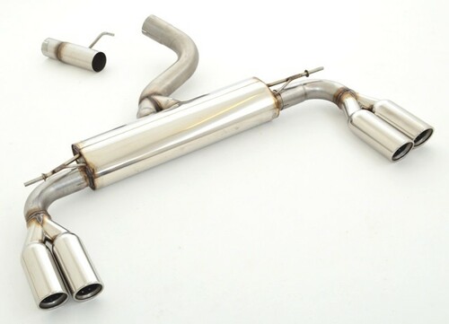 Friedrich Motorsport 76mm Duplex-Sportendschalld�mpfer f�r Audi A3 8V Sportback Quattro AWD ab Bj. 2012  1.8l TFSI 132kW