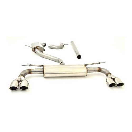 Friedrich Motorsport Gruppe A Duplex-Anlage f�r Audi A3 8V Frontantrieb 2WD ab Bj. 08/2012 3-T�rer 2.0l TDI 110/135kW