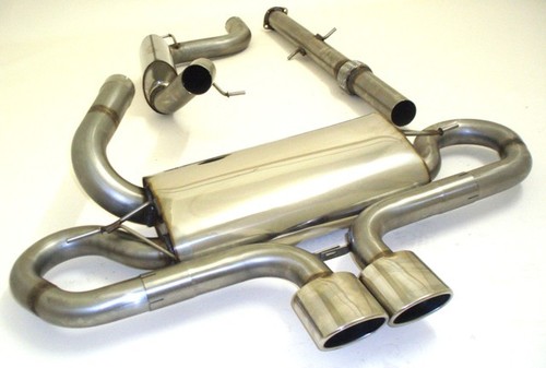 Friedrich Motorsport mittige 76mm Anlage f�r Ford Focus III DYB ST ab Bj. 06/2012  2.0l Ecoboost 184kW