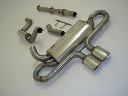 Friedrich Motorsport mittige 76mm Anlage f�r Ford Focus III Turnier DYB ST ab Bj. 06/2012  2.0l Ecoboost 184kW