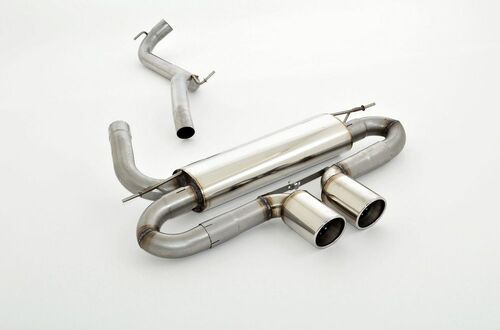 Friedrich Motorsport Sportendschalld�mpfer mittig f�r Ford Focus III Schr�gheck DYB ab Bj. 03/2011 3-/5-T�rer 1.0l Ecoboost 74/92kW / 1.6l 16V 77/92kW