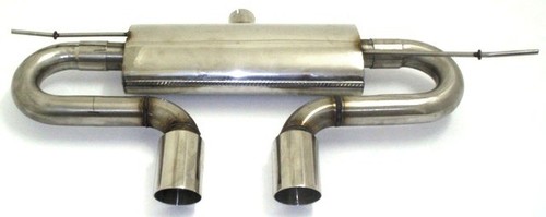 Friedrich Motorsport Duplex-Sportendschalld�mpfer f�r VW Golf VI Frontantrieb 1.4l 59kW/1.6l 75kW/1.6l TDI 77kW