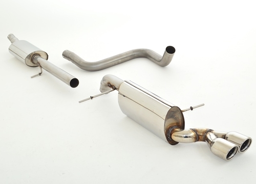 Friedrich Motorsport Edelstahl-Sportauspuffanlage Gr.A f�r Ford Fiesta JA8 Sport Facelift 1.0l Ecoboost 103kW Black-/ Red-Edition