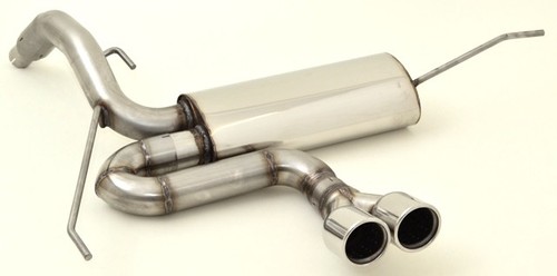 Friedrich Motorsport Sportendschalld�mpfer mittig f�r Opel Adam 1.0l Turbo 66/85kW/1.4l 64/74kW