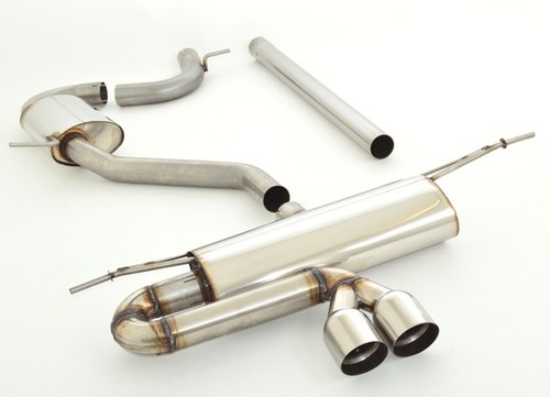 Friedrich Motorsport Gr.A Anlage mittig f�r Seat Leon 5F inkl. FR & SC Frontantrieb 1.8l TSI 132kW/2.0l TDI 135kW