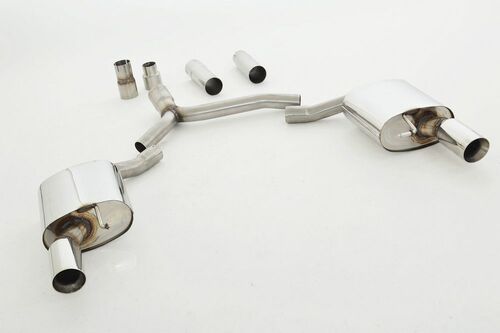 Friedrich Motorsport 76mm Duplex-Sportendschalld�mpfer f�r Audi A5 B8 Cabrio Frontantrieb 1.8l TFSI 118kW