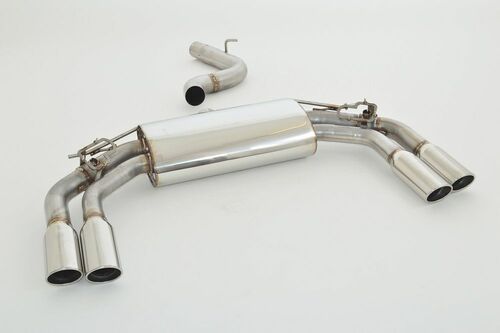 Friedrich Motorsport 76mm Duplex-Sportendschalld�mpfer mit originaler Klappensteuerung f�r Audi S3 8V Cabrio Quattro 2.0l TSI 221kW