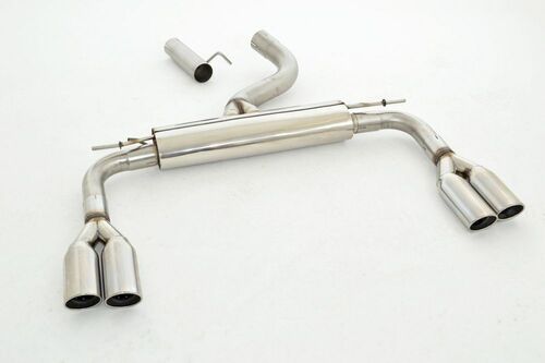 Friedrich Motorsport 76mm Duplex-Sportendschalld�mpfer f�r Audi A3 8V Cabrio Quattro 1.8l TFSI 132kW