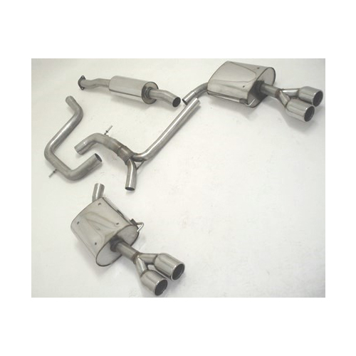 Friedrich Motorsport 70mm Duplexanlage f�r Ford Mondeo (BA7) Flie�heck 2.0l EcoBoost 149/176kW