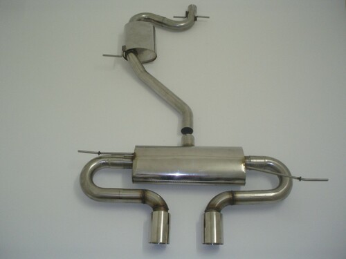 Friedrich Motorsport 70mm Duplexanlage f�r VW Golf VI Frontantrieb 1.4l TSI 90/118kW / 1.8l TSI 118kW