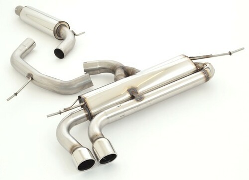 Friedrich Motorsport 76mm Anlage f�r VW Golf V GTI + Edition 30 / GT Frontantrieb 1.4l TSI GT 125kW / 2.0l TSI 147/169kW