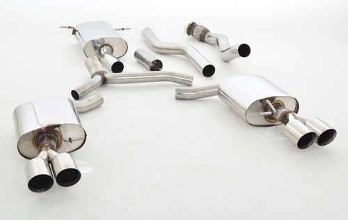 Friedrich Motorsport 76mm Duplex-Anlage f�r Audi A5 B8 Sportback Frontantrieb & Quattro 1.8l TFSI 106/118/125kW / 2.0l TFSI 132/155/165kW