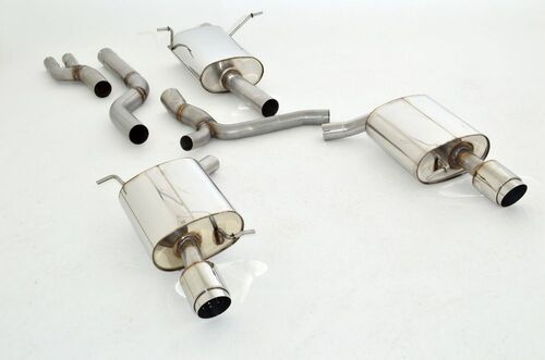 Friedrich Motorsport 76mm Duplex-Anlage f�r Audi Q5 8R Quattro 3.0l TFSI 200kW / 3.2l FSI 199kW