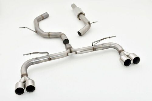 Friedrich Motorsport 76mm Duplex-Anlage f�r Audi A3 8V Frontantrieb 2.0l TDI 110/135kW 3-T�rer