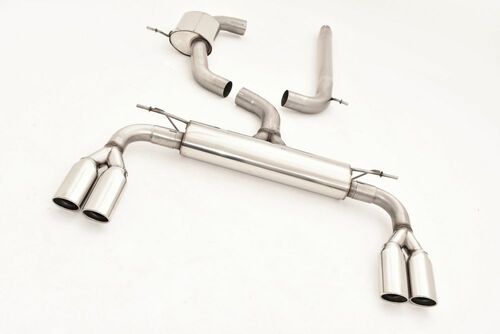 Friedrich Motorsport 76mm Duplex-Anlage f�r Audi A3 8V Cabrio Frontantrieb 1.8l TFSI 132kW