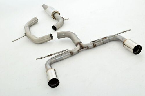 Friedrich Motorsport 76mm Duplex-Anlage f�r VW Golf V Frontantrieb 2.0l TDI 103/125kW