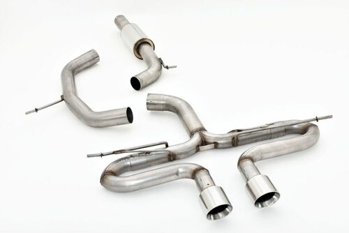 Friedrich Motorsport 76mm Duplex-Anlage f�r VW Golf V Frontantrieb 2.0l TDI 103/125kW