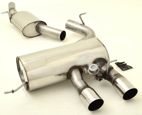 Friedrich Motorsport 76mm Duplexanlage mit Klappensteuerung f�r VW Golf V R32 3.2l FSI 184kW