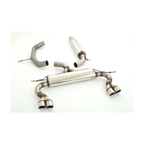 Friedrich Motorsport 76mm Duplex-Anlage f�r VW Scirocco III 1.4l TSI 90/118kW / 2.0l TSI 147/155kW