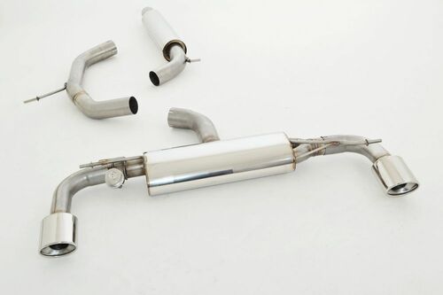 Friedrich Motorsport 76mm Duplex-Anlage mit Klappensteuerung f�r VW Scirocco III R 2.0l TSI 206kW