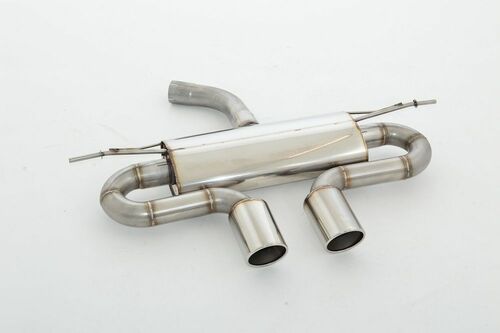 Friedrich Motorsport Duplex-Sportendschalld�mpfer f�r VW Golf VII GTE Frontantrieb 1.4l TSI 110kW f�r Original R32-Look Hecksch�rze VW Teilenummer 5G0071611