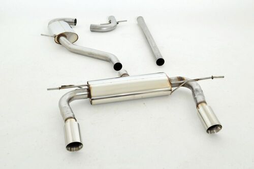 Friedrich Motorsport Gr.A Duplexanlage f�r VW Beetle 5C&Cabrio 2.0l TDI 103kW auch f�r R-Line Heck passend kann auch passend f�r das 2.0 TSI Heck geliefert werden, bitte bei Bestellung mit angeben