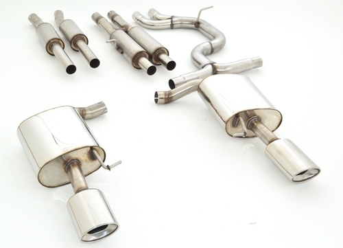 Friedrich Motorsport 2x55mm Duplexanlage f�r Skoda Superb 3T Limousine&Combi 4x4 3.6l V6 191kW