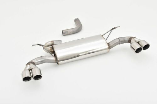 Friedrich Motorsport Duplex-Sportendschalld�mpfer f�r Ford Focus IV 5-T�rer DEH 1.5l EcoBoost 110/134kW mit Mehrlenkerachse ab Bj. 09/2018 auch f�r ST-Line und Rieger-Diffusor Y 00034205 & Y 00088195 passend