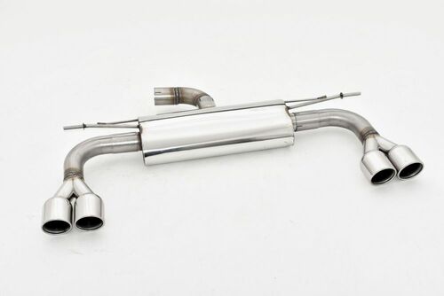 Friedrich Motorsport Duplex-Sportendschalld�mpfer f�r VW T-ROC inkl. Cabrio (A1) Frontantrieb 1.5l TSI 110kW mit Verbundlenkerachse ab Bj.11/2017 Hecksto�stange muss ausgeschnitten werden