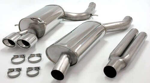 Friedrich Motorsport 3 Zoll (76mm) Anlage f�r Audi A4 B5 Quattro Avant 2.7l Turbo RS4 280kW  Bj. 2000-2001