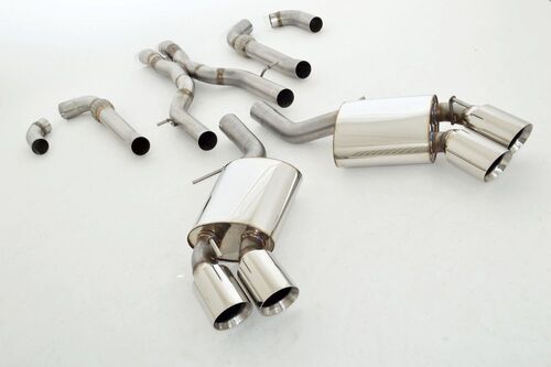 Friedrich Motorsport 76mm Duplexanlage f�r Chevrolet Camaro Coupe Automatik 6.2l V8 333kW ohne originale Dual-Mode Anlage ab Bj. 2016