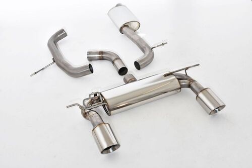 Friedrich Motorsport 76mm Duplex-Anlage mit Klappensteuerung f�r Audi TT 8S Frontantrieb Coupe & Roadster 2.0l TFSI 169kW  Bj. 07/2014-06/2018