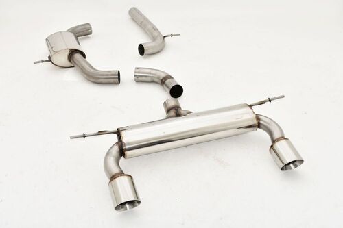 Friedrich Motorsport 76mm Duplex-Anlage f�r Audi TT 8S Frontantrieb Coupe 1.8l TFSI 132kW Bj. 07/2015-06/2018