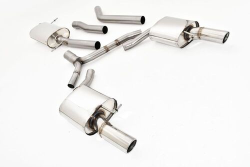 Friedrich Motorsport 76mm Duplex-Anlage f�r Audi A6 4G Limousine & Avant Frontantrieb 2.0l TFSI 132kW Bj. 10/2011 - 09/2014