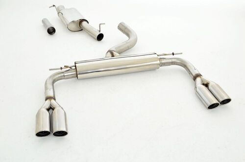 Friedrich Motorsport 76mm Duplex-Anlage f�r Audi A3 8V Cabrio Quattro 40 TFSI 140kW Bj. 01/2019-07/2020