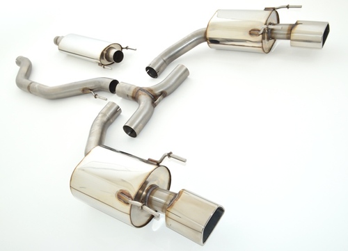 Friedrich Motorsport 3 Zoll (76mm) Duplexanlage f�r Opel Vectra C GTS OPC 2.8l V6 Turbo 188/206kW ab Bj. 2005