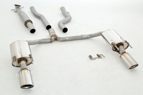 Friedrich Motorsport 76mm Duplex-Anlage f�r Opel Astra K Sports Tourer 1.4l Turbo 92/110kW ohne Ottopartikelfilter Bj. 10/2015-06/2018