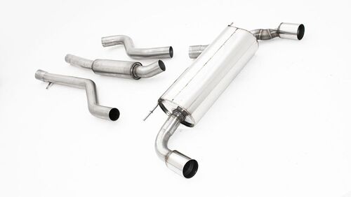 Friedrich Motorsport 76mm Duplex-Anlage f�r BMW 4er F32 / F33 / F36 Coupe / Cabrio / Gran Coupe 420i/420ix 135kW ohne Ottopartikelfilter Bj. 03/2016-03/2018