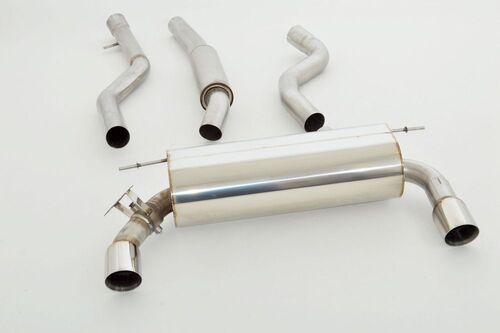 Friedrich Motorsport 76mm Duplex-Anlage f�r BMW 4er F32 / F33 / F36 Coupe / Cabrio / Gran Coupe 430i/430ix 185kW ohne Ottopartikelfilter Bj. 03/2016-03/2018